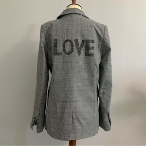 Elan HOUNDSTOOTH LOVE BLAZER